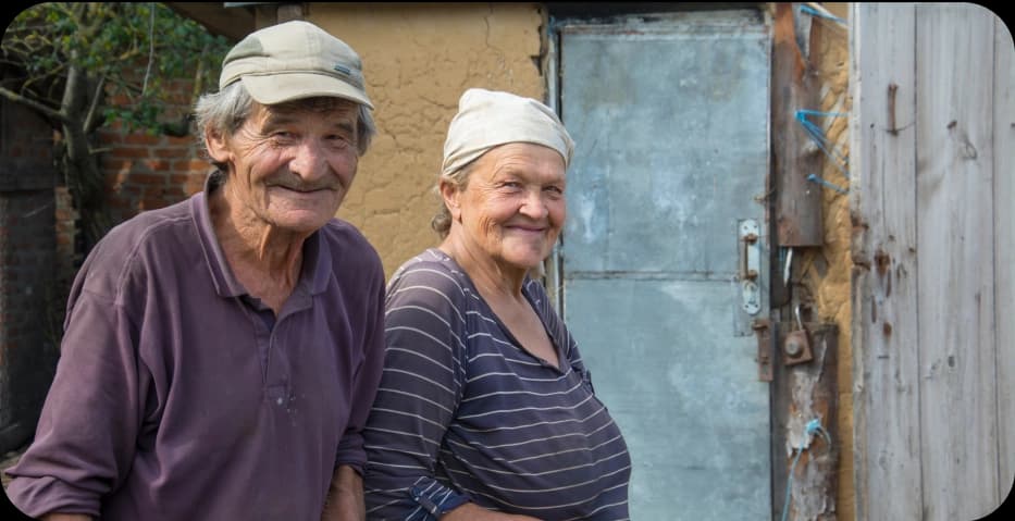 Idosos felizes com saúde